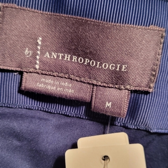 Anthropologie Short-Sleeve Draped Tunic Mini Boho Dress - Picture 8 of 10